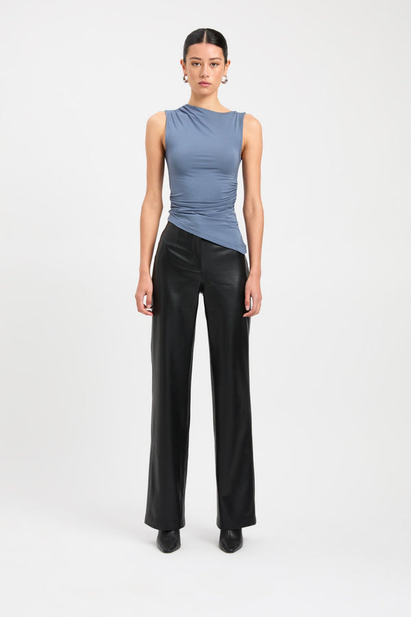 kookai Alannah Top Blue Mist