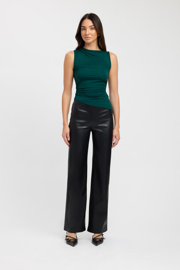 kookai Alannah Top Deep Green