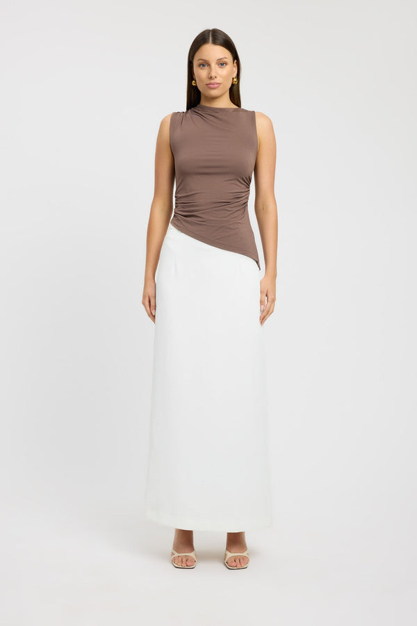 kookai Alannah Top Walnut