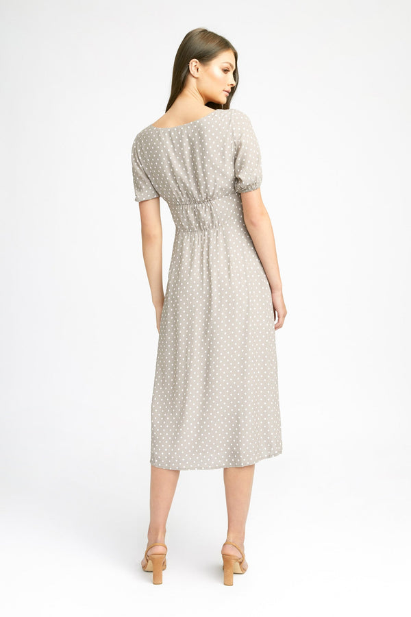 Kookai Alesha Spot Midi Dress Multi