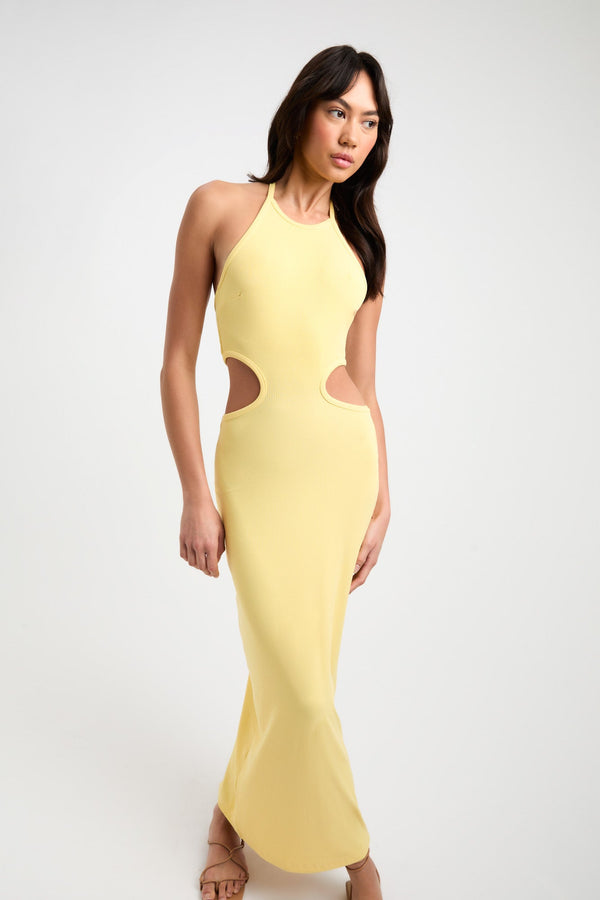 Kookai Alia Midi Dress Popcorn