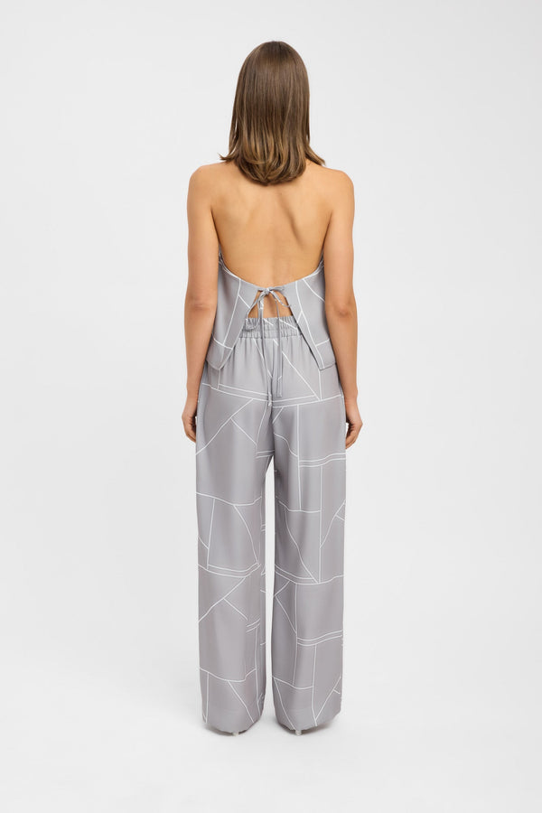 Kookai Alia Wide Leg Pant Vintage Khaki