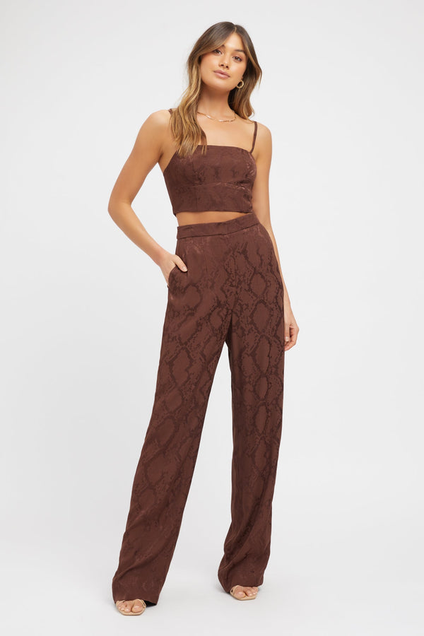 kookai Alina Pant Chocolate