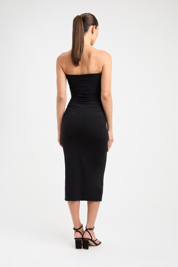 Kookai Alina Strapless Dress Black