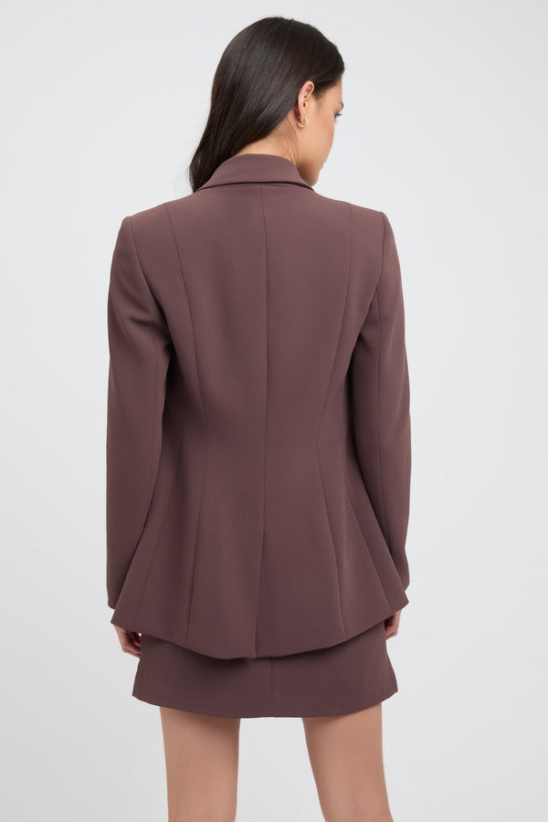 Kookai Alpha Core Blazer Chocolate