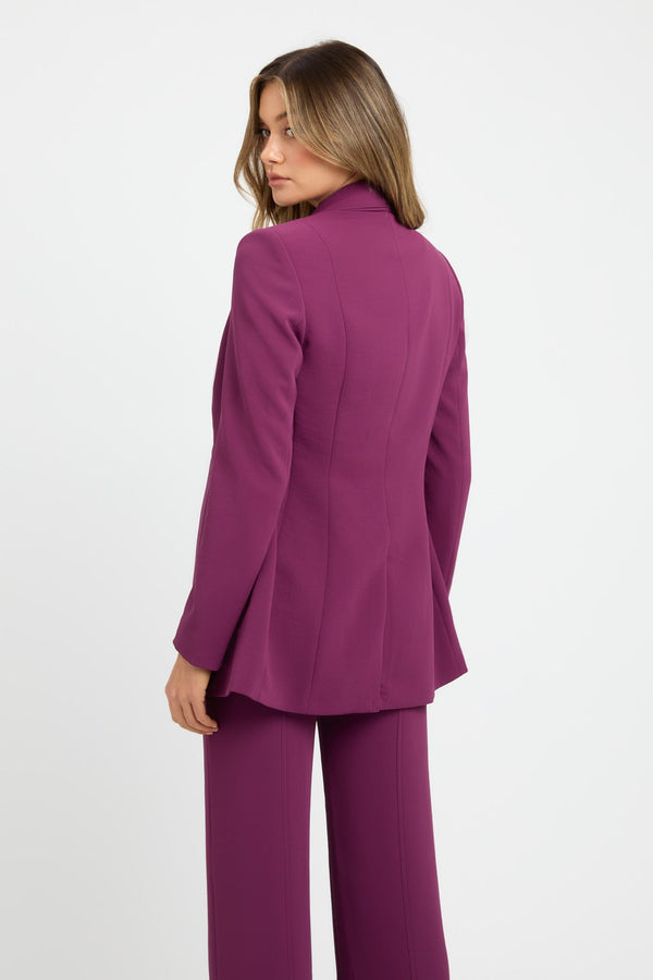 Kookai Alpha Core Blazer Dark Plum