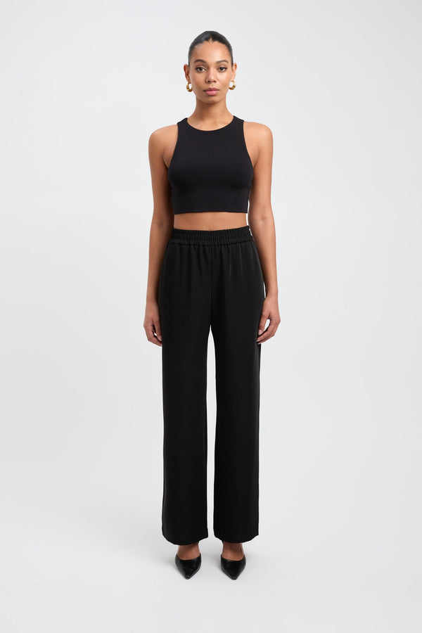 kookai Alpha Crop Black