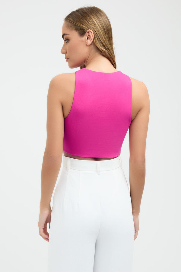 Kookai Alpha Crop Paradise Pink