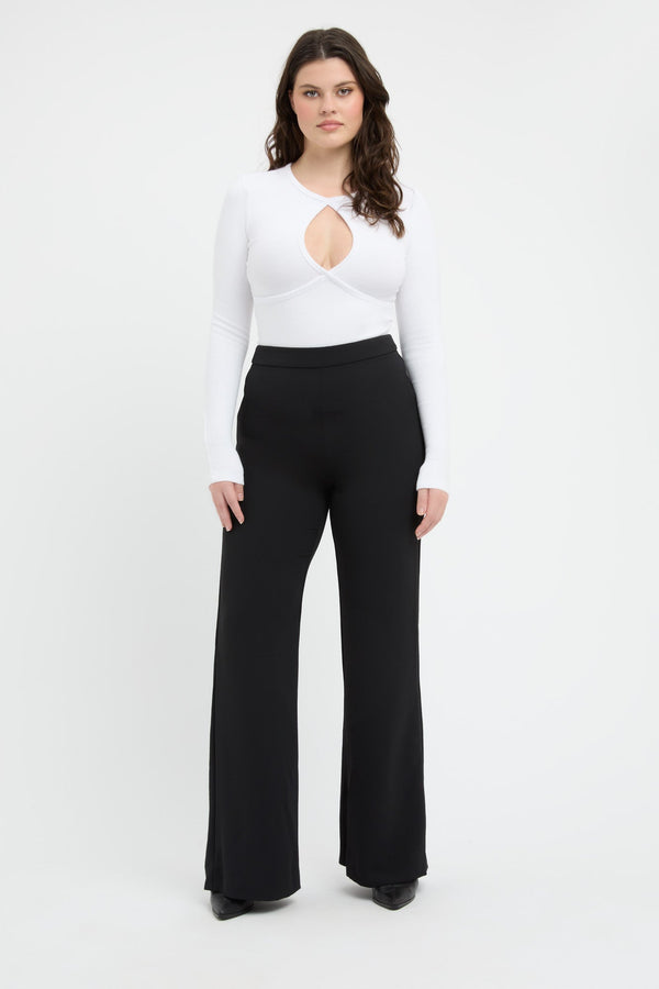 Kookai Alpha Long Flare Pants Black