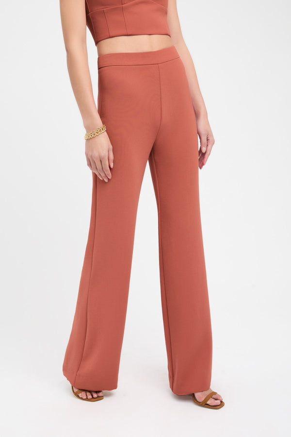 Kookai Alpha Long Flare Pants Paprika