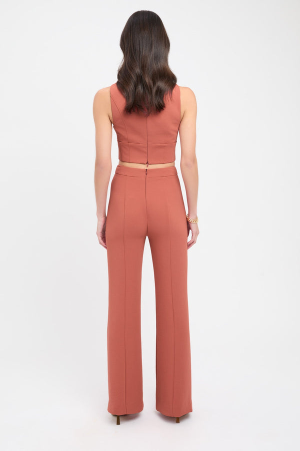 Kookai Alpha Long Flare Pants Paprika