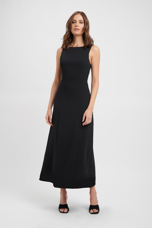 kookai Alpha Midi Dress Black
