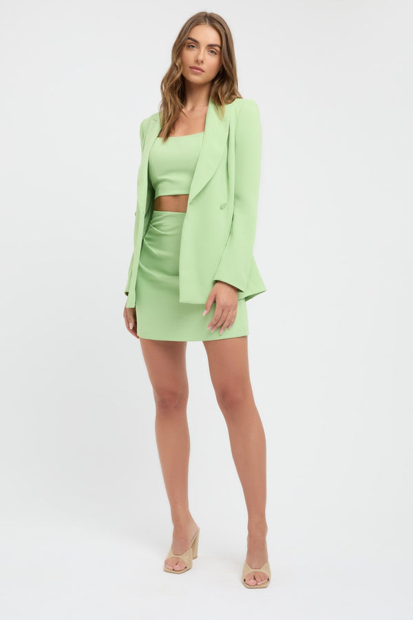 Kookai Alpha Rouched Mini Skirt Margarita