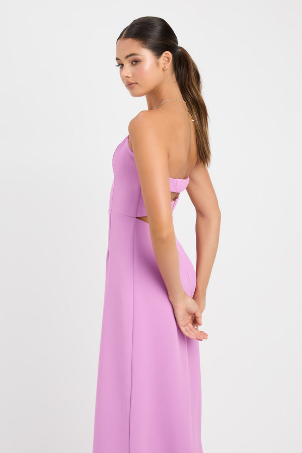 Kookai Alpha Strapless Dress Violet