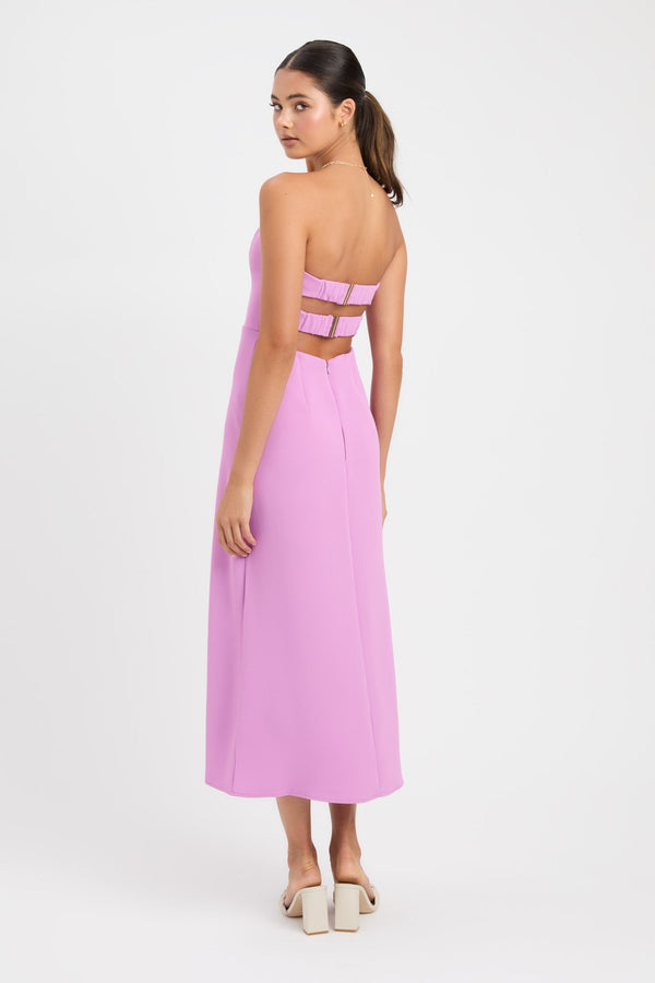 Kookai Alpha Strapless Dress Violet