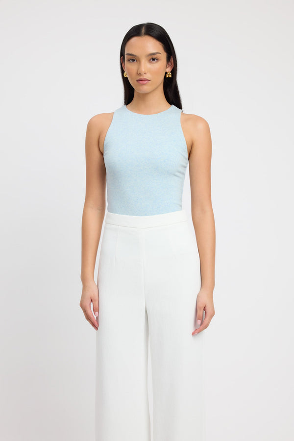 Kookai Alpha Tank Baby Blue Marle