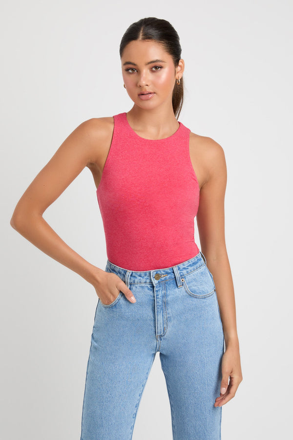 kookai Alpha Tank Berry Marle