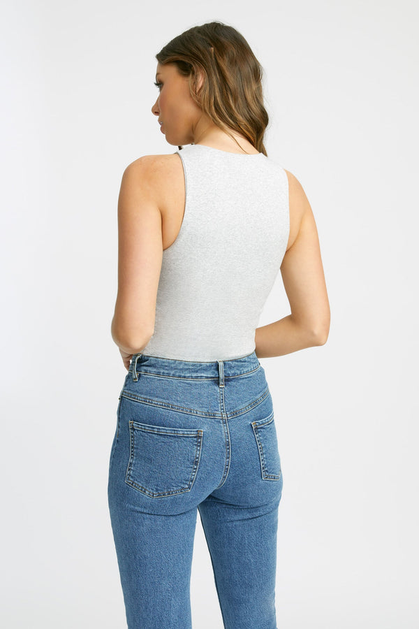 Kookai Alpha Tank Mid Grey Marle