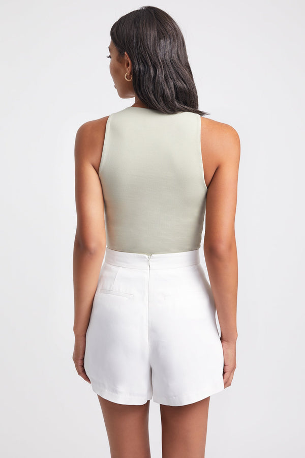 Kookai Alpha Tank Moss Gray