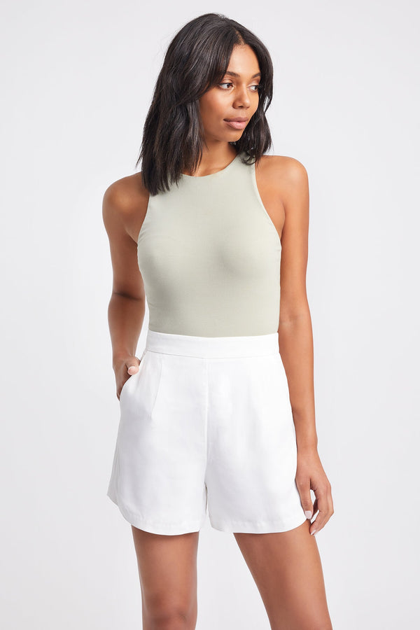 kookai Alpha Tank Moss Gray