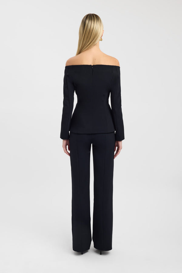 Kookai Alto Curve Top Black