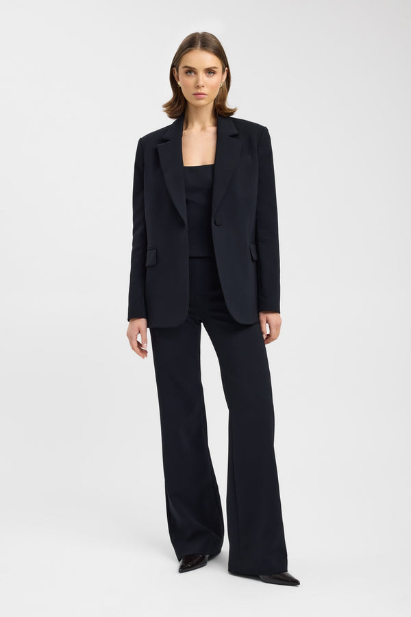 Kookai Alto Curved Blazer Black