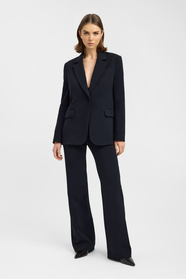 kookai Alto Curved Blazer Black