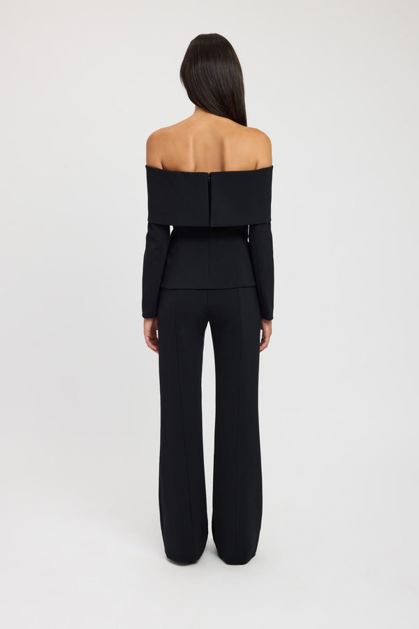 Kookai Alto Off Shoulder Top Black