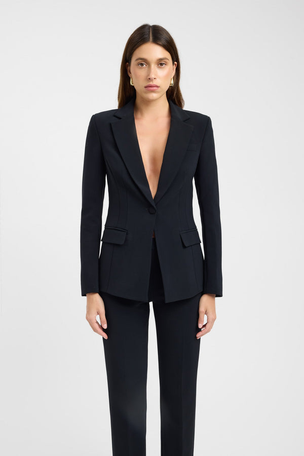 Kookai Alto Tailored Blazer Black
