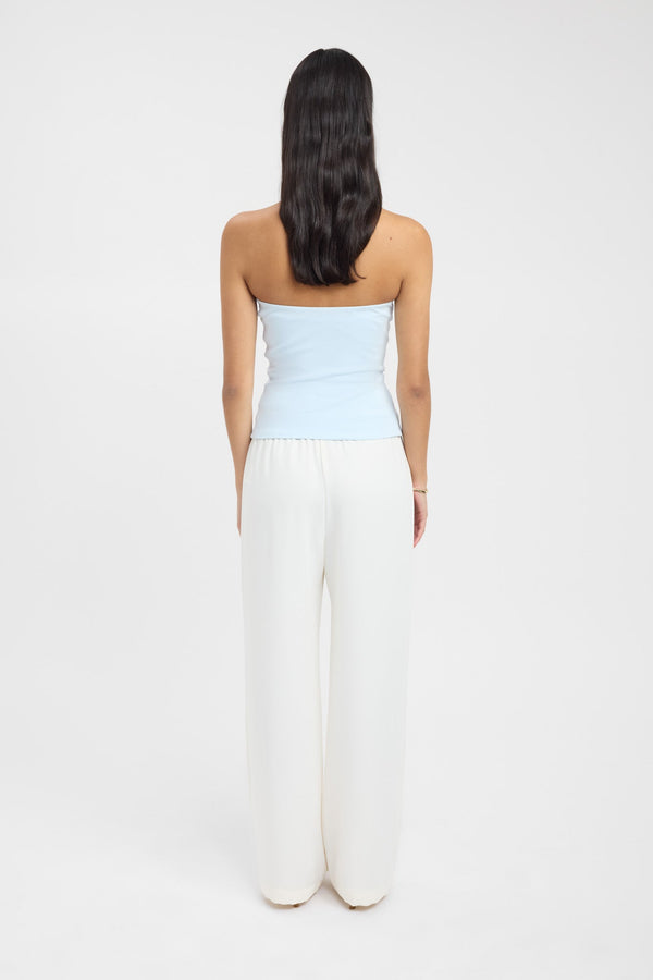 Kookai Amity Strapless Top Baby Blue