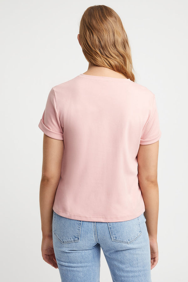 Kookai Amy Tee Smoke Pink