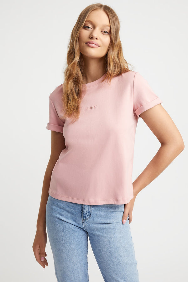 kookai Amy Tee Smoke Pink
