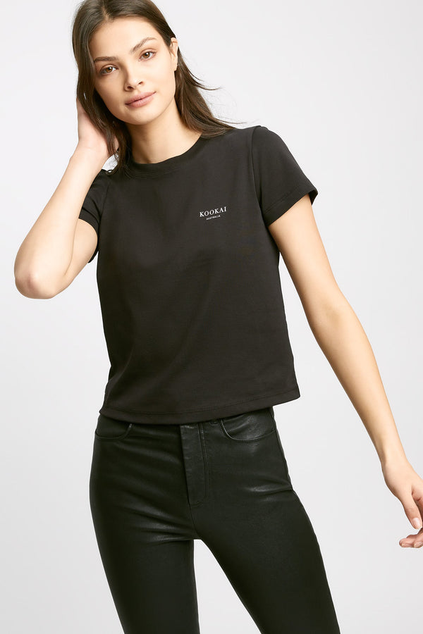 kookai Ana Tee Black