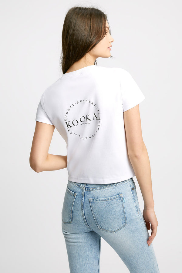 Kookai Ana Tee White