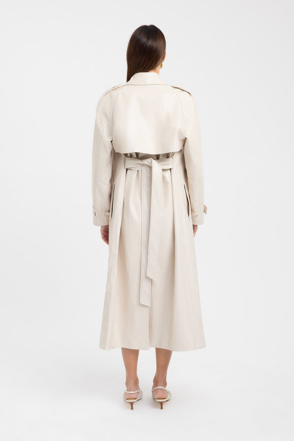 Kookai Andes Trench Coat Stone