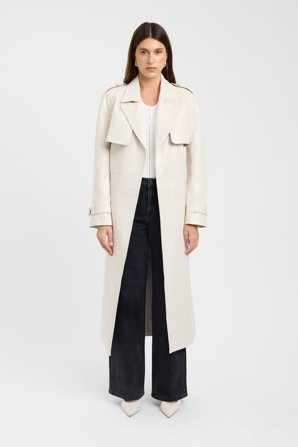 Kookai Andes Trench Coat Stone