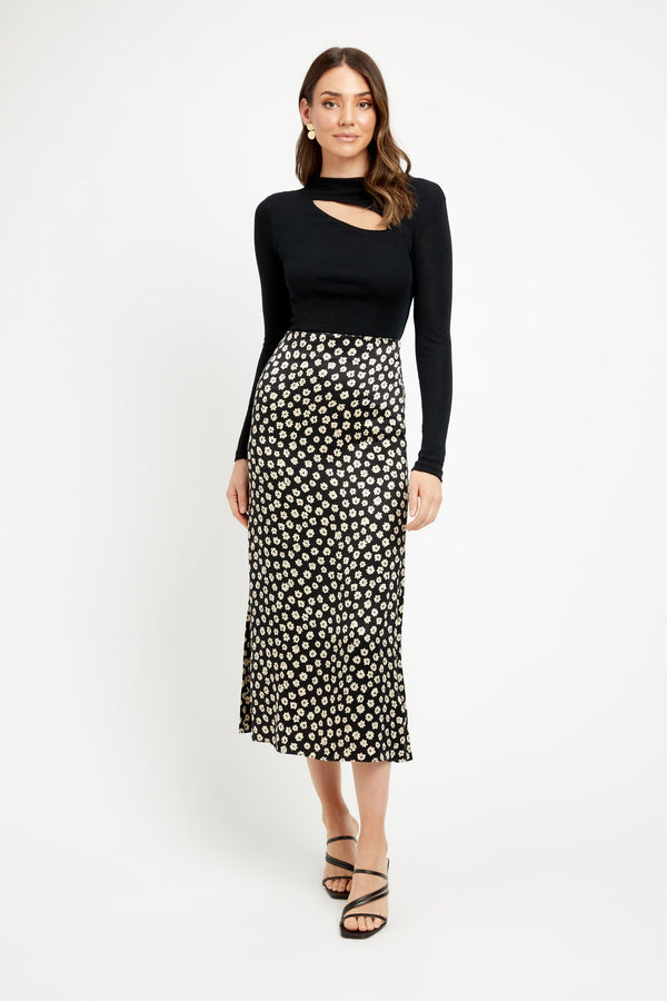 kookai Angelica Midi Skirt Multi