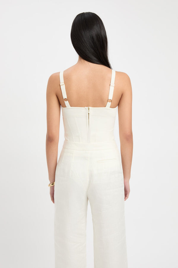 Kookai April Corset Top Coconut Milk