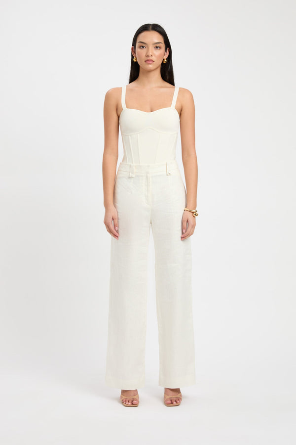 kookai April Corset Top Coconut Milk