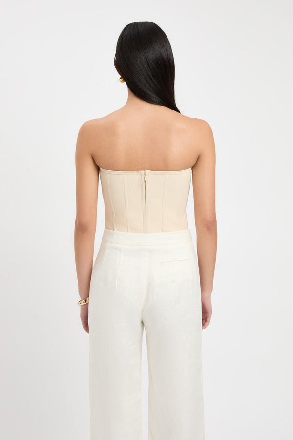 Kookai April Strapless Corset Macadamia