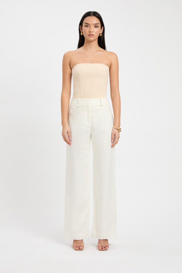 kookai April Strapless Corset Macadamia