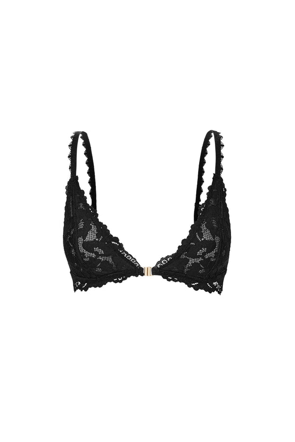 Kookai Archer Lace Bralette Black