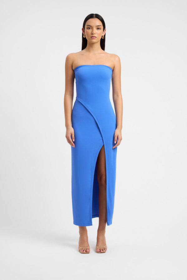 kookai Aria Maxi Dress Marina Blue