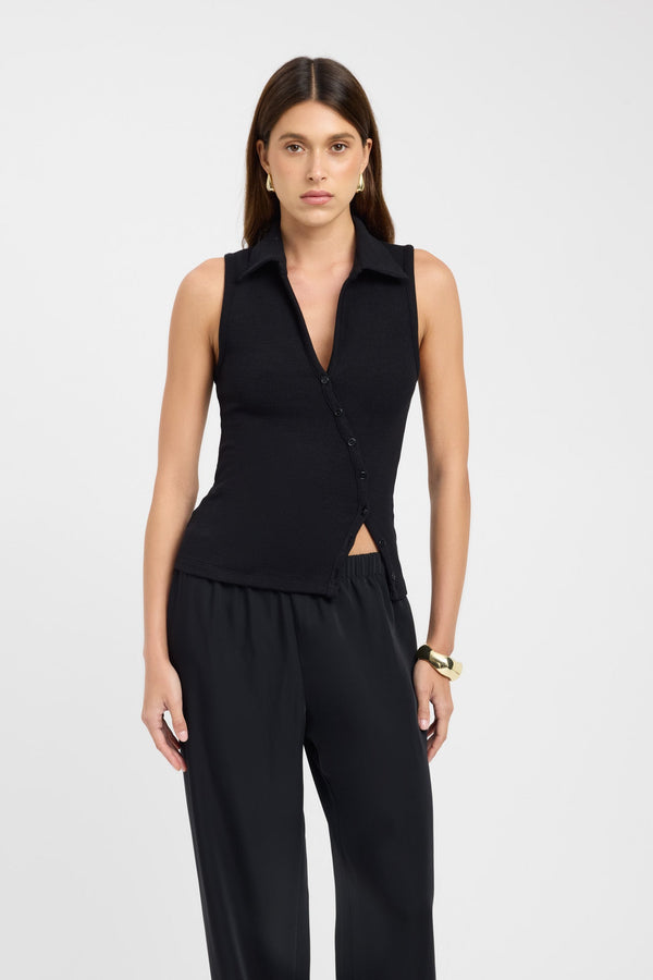 Kookai Aria Tank Black