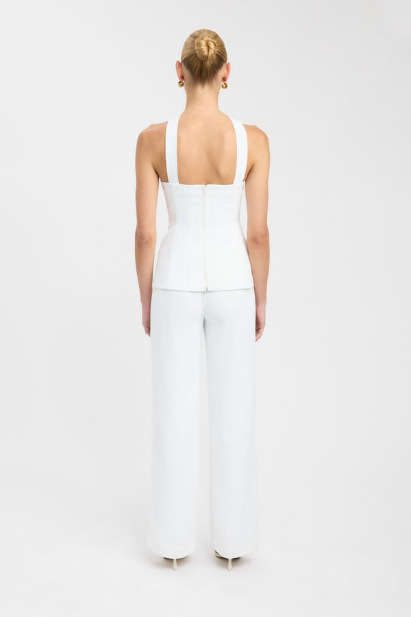 Kookai Ariel Bodice Top Natural White