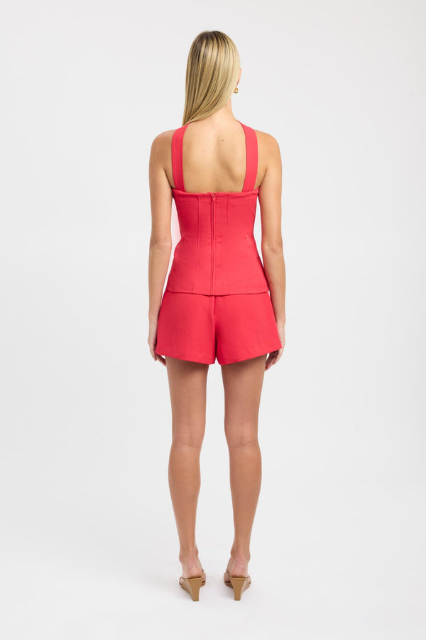 Kookai Ariel Bodice Top Ruby