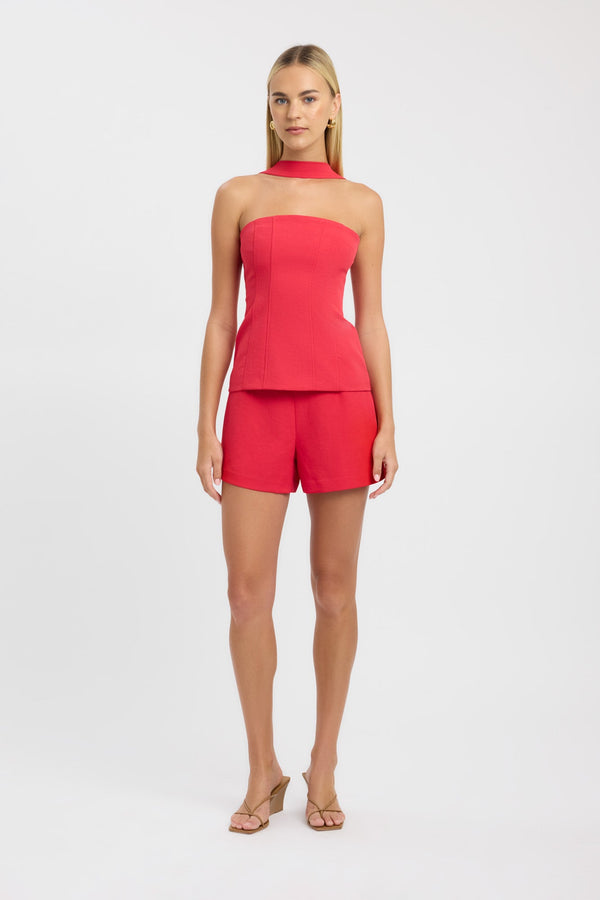 kookai Ariel Bodice Top Ruby