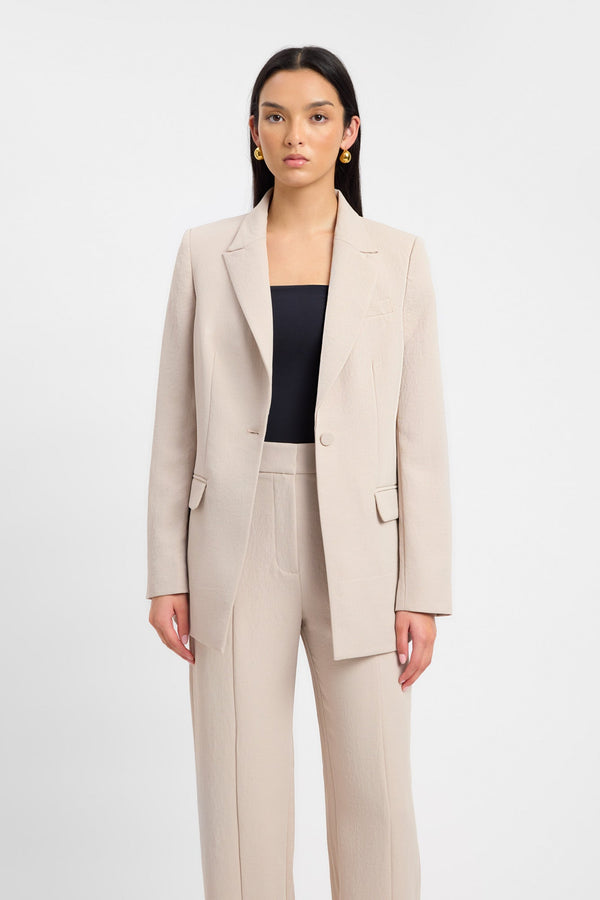 Kookai Ariel Boyfriend Blazer Burnt Butter