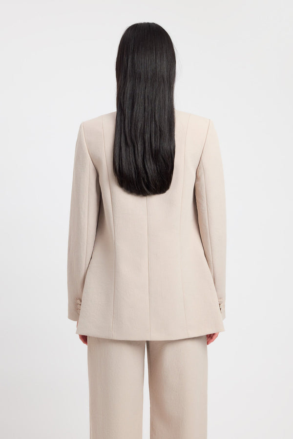 Kookai Ariel Boyfriend Blazer Burnt Butter