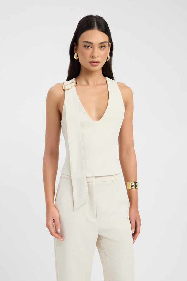 Kookai Ariel Buckle Slider Top